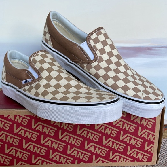 Vans Men’s Classic Slip-On
(Checkerboard)Tger's Eye/
VN0A38F7QTK Sneakers - Picture 4 of 16